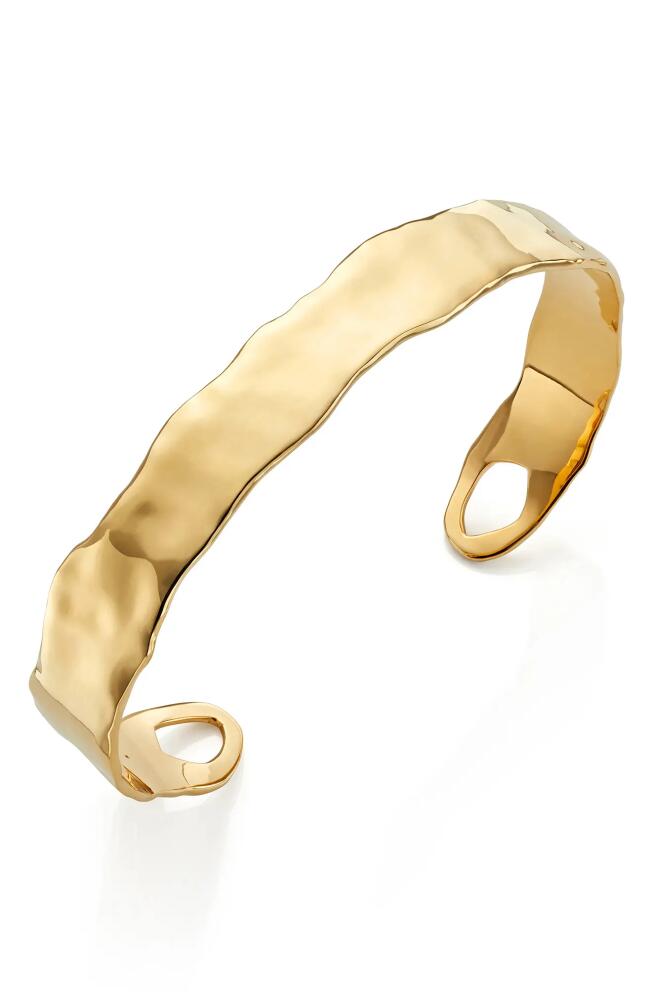 Monica Vinader Siren Muse Thin Cuff in Yellow Gold Cover