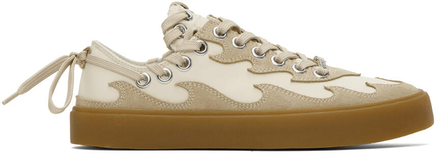 BLUEMARBLE Beige & Off-White Kellys Sneakers Cover