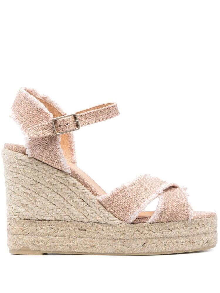 Castañer open-toe 110mm platform espadrilles - Pink Cover