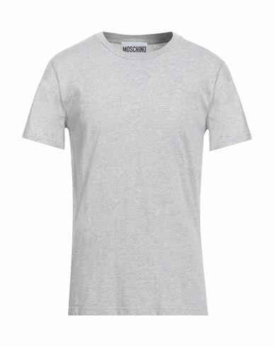 Moschino Man T-shirt Light grey Cotton Cover