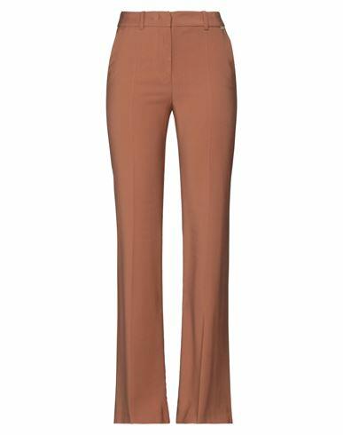 Nenette Woman Pants Camel Rayon, Polyester Cover