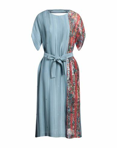 Golden Goose Woman Midi dress Sky blue Viscose Cover