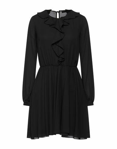 Frankie Morello Woman Mini dress Black Polyester Cover