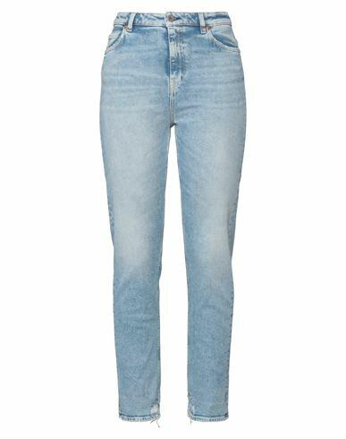 Pence Woman Jeans Blue Cotton, Elastane Cover