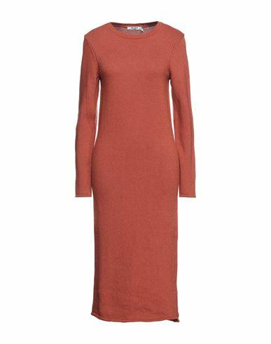 Na-kd Woman Midi dress Rust Polyamide, Wool, Viscose Cover