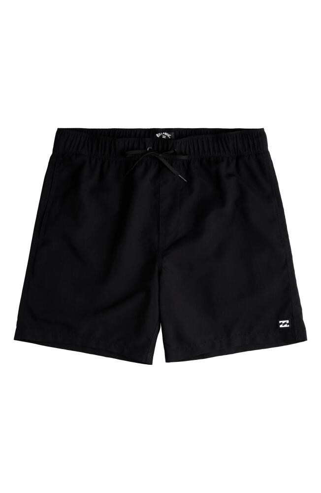 Billabong All Day Layback Swim Trunks in Black Cover