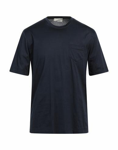 Filippo De Laurentiis Man T-shirt Midnight blue Cotton Cover