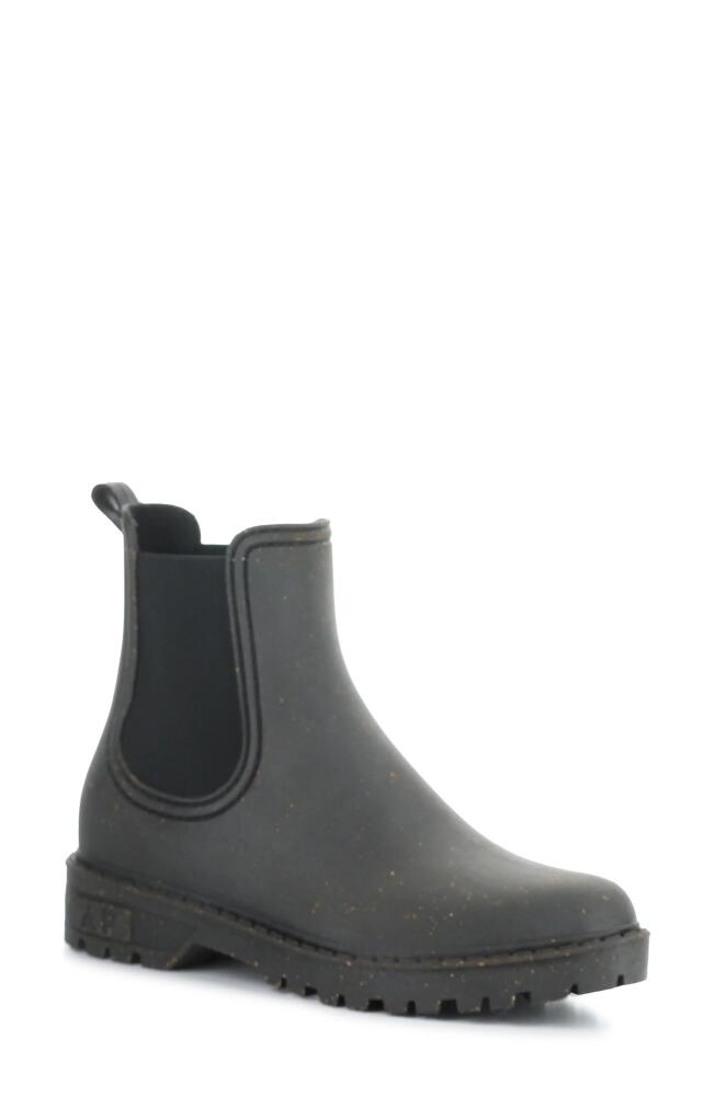 Asportuguesas by Fly London Oak Waterproof Chelsea Boot in Black Rubber Cork Cover