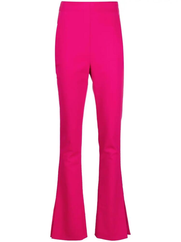 Genny flared tailored trousers - Pink Cover