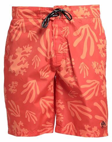 North Sails Man Swim trunks Orange Polyester Cover