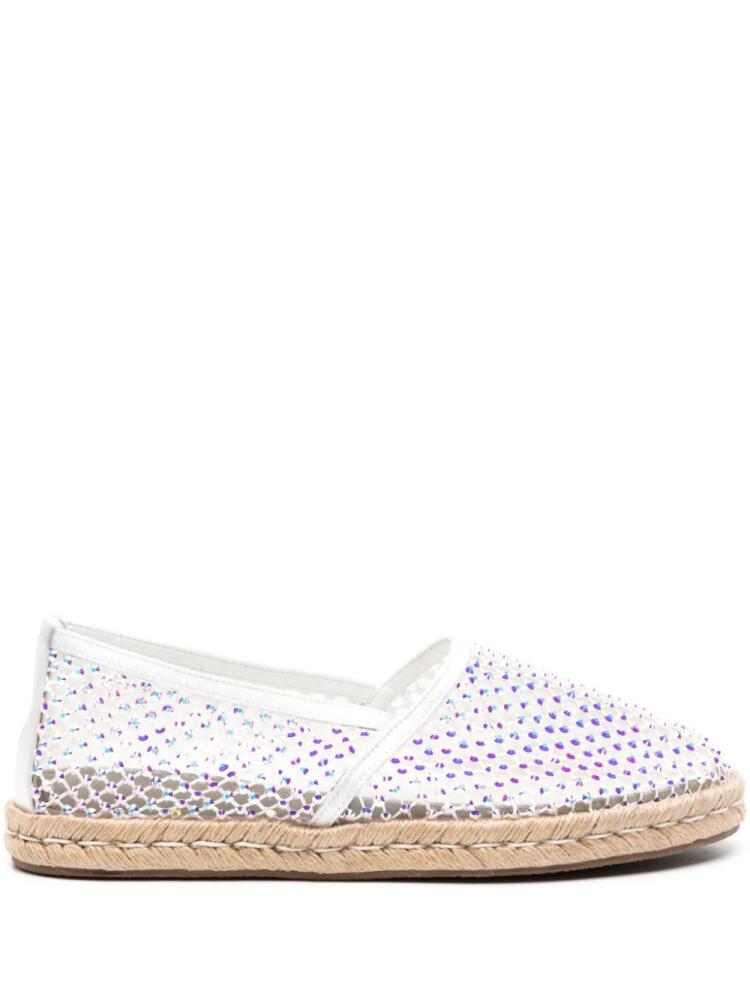 Le Silla Gilda crystal-embellished espadrilles - White Cover