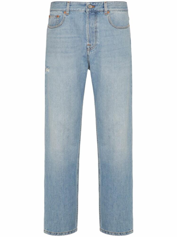 Valentino Garavani VLogo Signature straight-leg jeans - Blue Cover