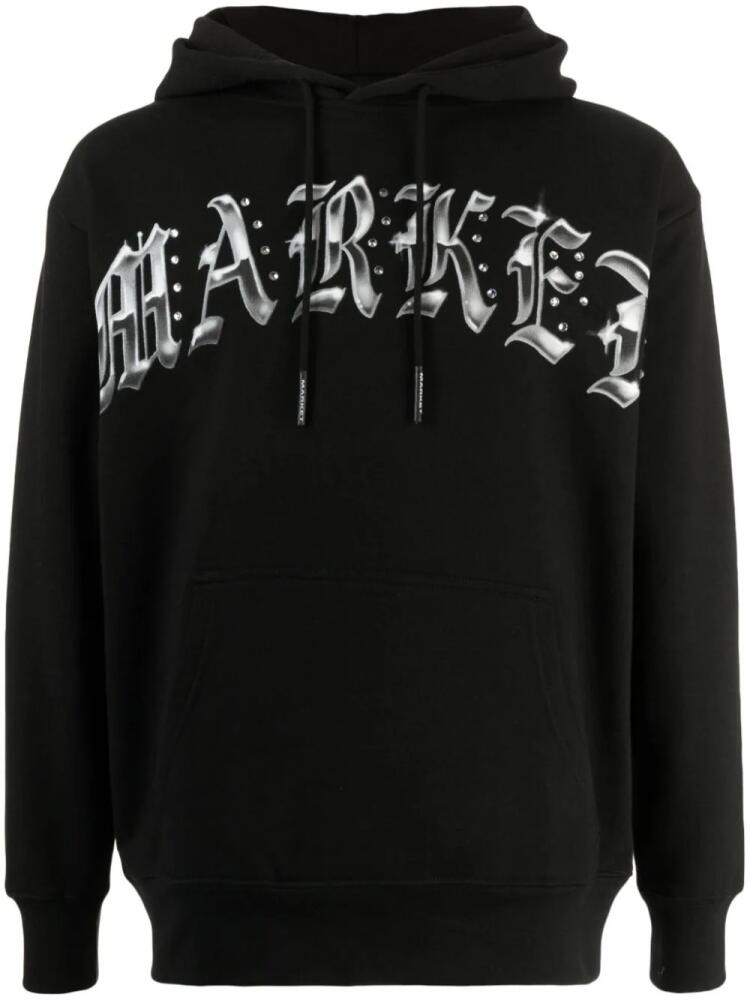 MARKET graphic-print cotton hoodie - Black Cover