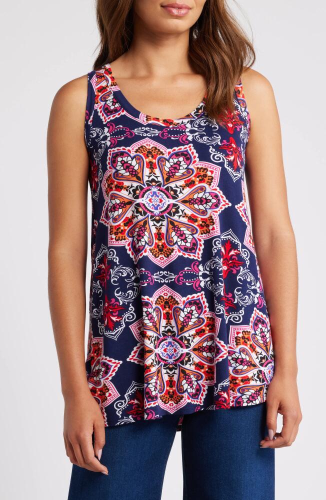 Loveappella Swing Tank in Navy Hot Pink Cover