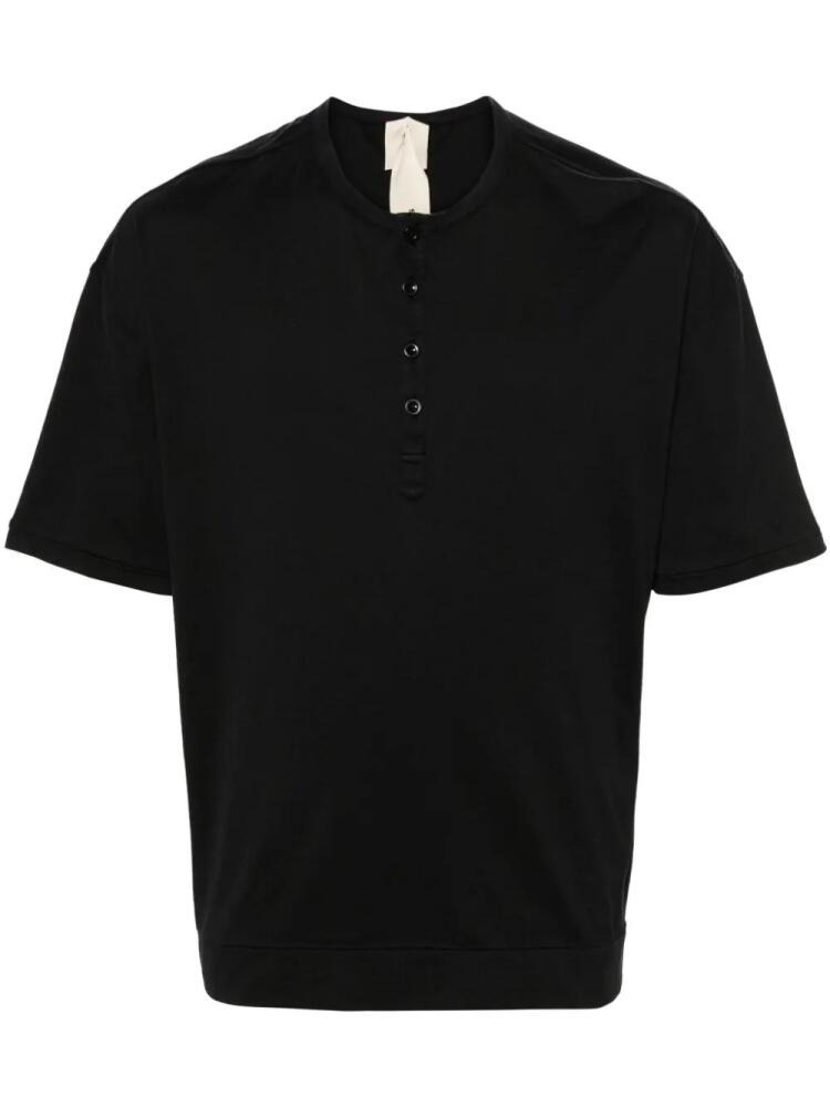 Ten C buttoned cotton shirt - Black Cover