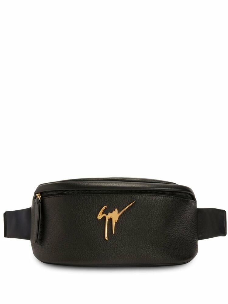 Giuseppe Zanotti Bud leather belt bag - Black Cover