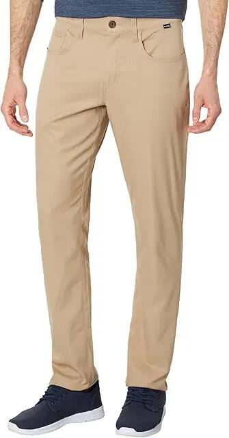 TravisMathew Open to Close (Khaki) Men's Casual Pants Cover