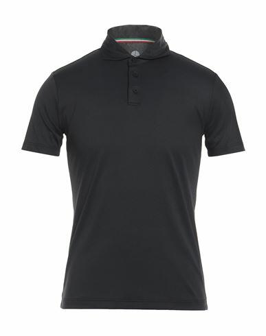 People Of Shibuya Man Polo shirt Black Polyamide Cover