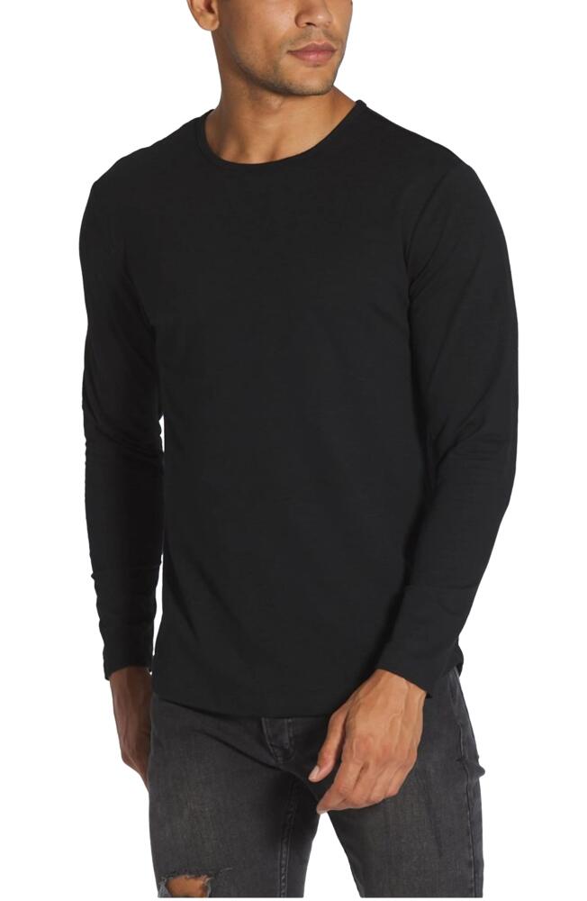 Cuts AO Curved Hem Long Sleeve T-Shirt in Black Cover