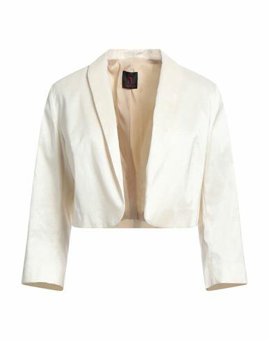 Hanita Woman Blazer Beige Polyester, Nylon, Elastane Cover