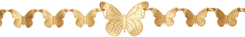 Blumarine Gold Butterfly Belt Cover