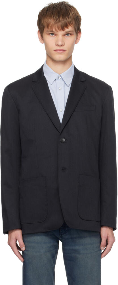 rag & bone Navy Shift Blazer Cover