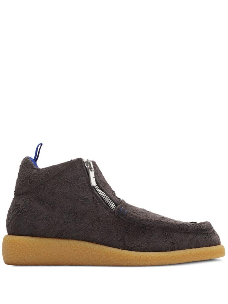 Burberry Chance suede boots - Grey Cover