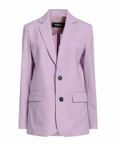 Dsquared2 Woman Blazer Lilac Polyester, Virgin Wool, Elastane Cover