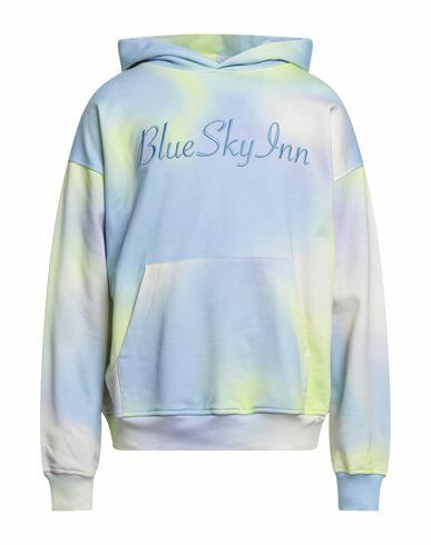 Blue Sky Inn Man Sweatshirt Sky blue Cotton, Elastane Cover