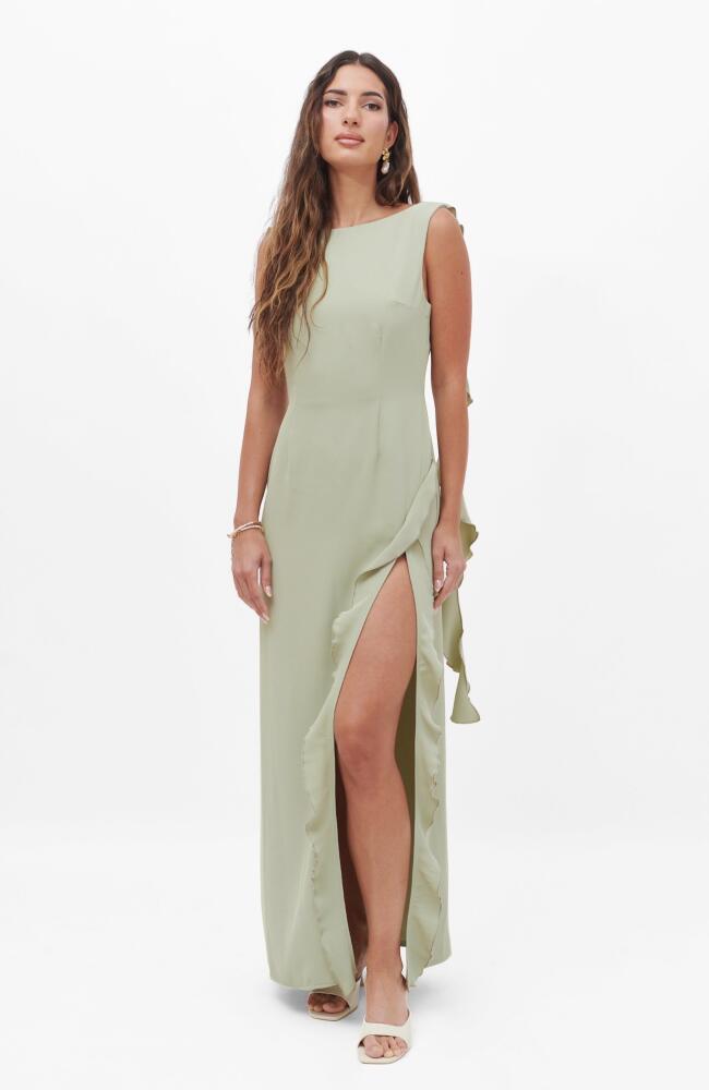 NANA'S Sophia Maxi Dress in Matcha Green Cover