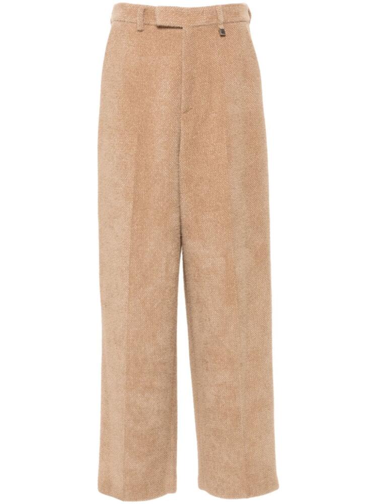 Giuseppe Di Morabito logo-plaque trousers - Neutrals Cover