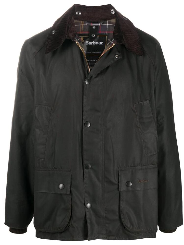 Barbour Bedale snap-fastening jacket - Brown Cover