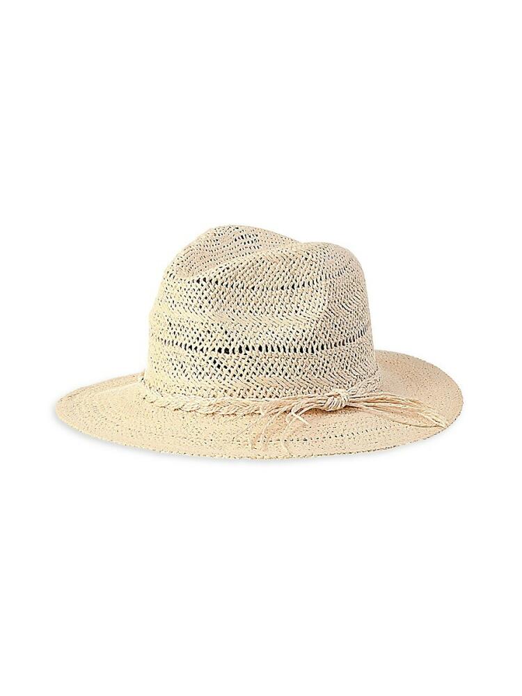 MARCUS ADLER Women's Straw Panama Hat - Natural Cover