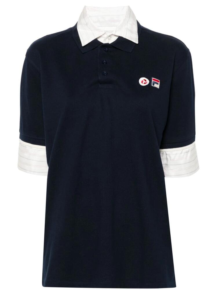 BETTTER x Fila Double polo shirt - Blue Cover