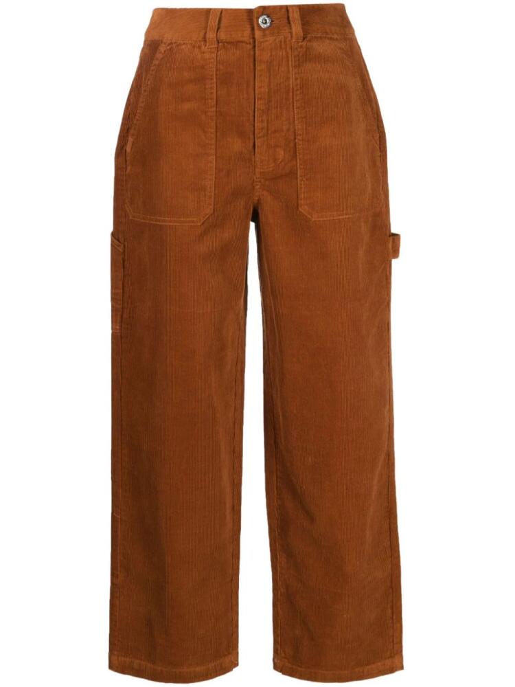 CHOCOOLATE corduroy straight-leg trousers - Brown Cover