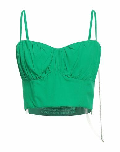 Mar De Margaritas Woman Top Green Viscose Cover