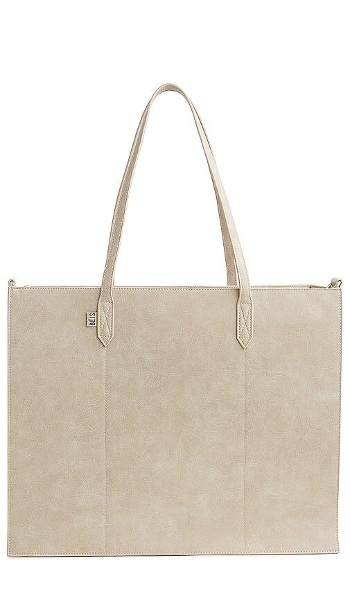 BEIS The Large Work Tote in Beige Cover