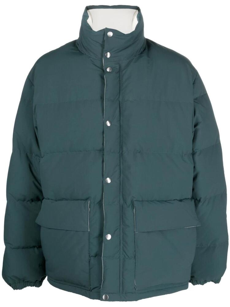 Jil Sander quilted down-filled jacket - Green Cover