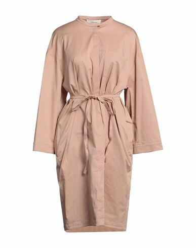 Liviana Conti Woman Midi dress Sand Cotton, Elastane Cover