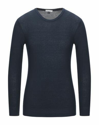 Paolo Pecora Man Sweater Midnight blue Cotton Cover