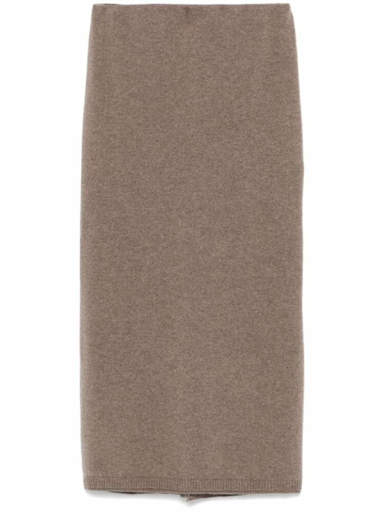 Kristensen Du Nord cashmere skirt - Brown Cover