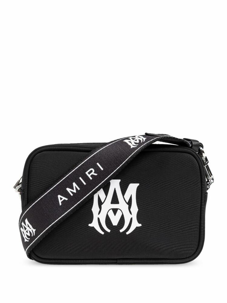 AMIRI logo-print messenger bag - Black Cover