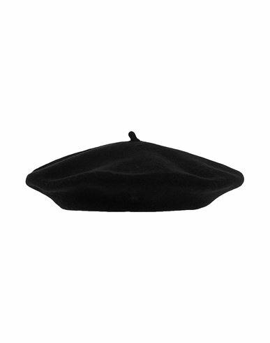 Polo Ralph Lauren Felted Wool Beret Woman Hat Black Wool Cover