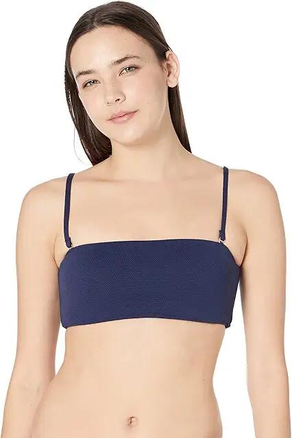 Eberjey Pique Summer Bikini Top (Peacoat) Women's Swimwear Cover