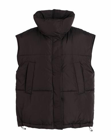 Only Woman Puffer Dark brown Polyester Cover