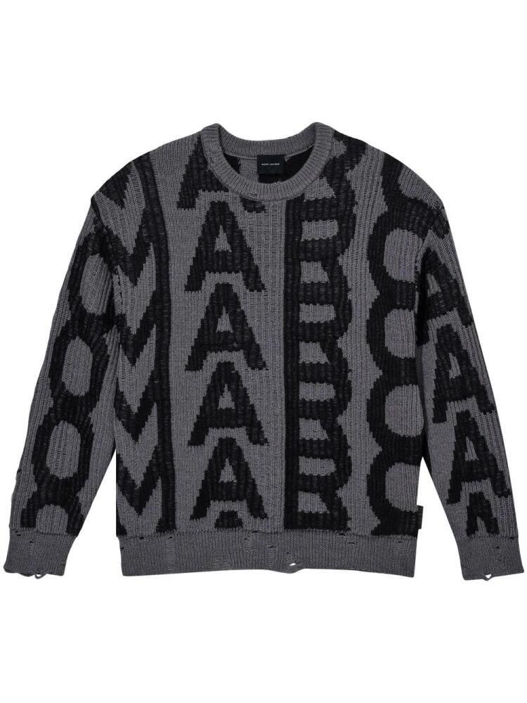 Marc Jacobs The Monogram distressed jumper - Grey Cover