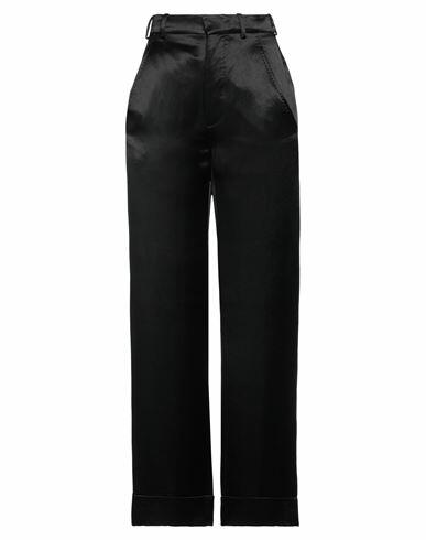 Ann Demeulemeester Woman Pants Black Acetate Cover