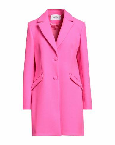 Silvian Heach Woman Coat Fuchsia Polyester Cover