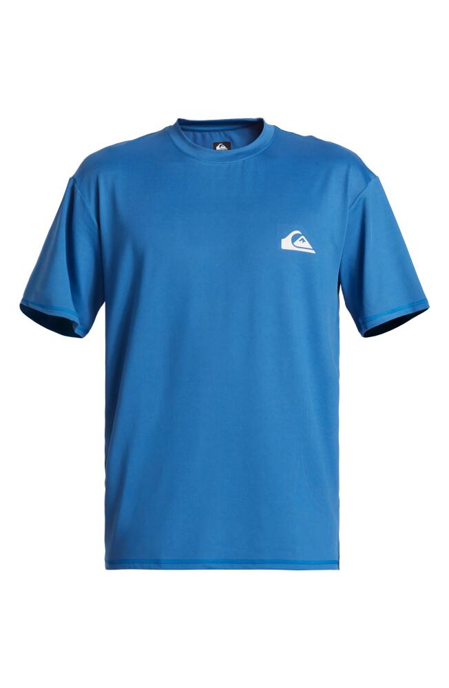 Quiksilver Everyday Surf Short Sleeve Rashguard in Star Sapphire Cover