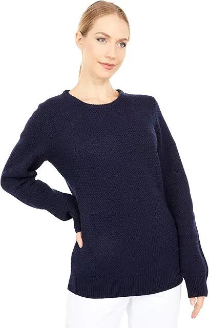 Fjallraven Ovik Structure Sweater (Navy) Women's Sweater Cover